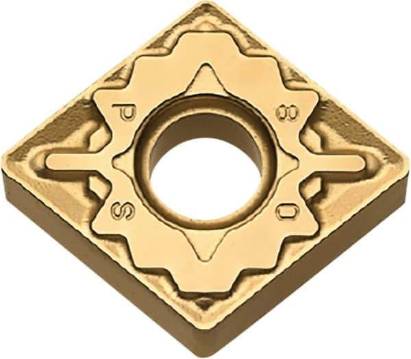 Kyocera - CNMG433 PS Grade CA5525 Carbide Turning Insert - TiCN/Al2O3/TiN Finish, 80° Diamond, 1/2" Inscr Circle, 3/16" Thick, 3/64" Corner Radius - Eagle Tool & Supply