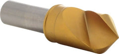 M.A. Ford - 3/4" Head Diam, 1/2" Shank Diam, 1 Flute 90° High Speed Steel Countersink - Eagle Tool & Supply