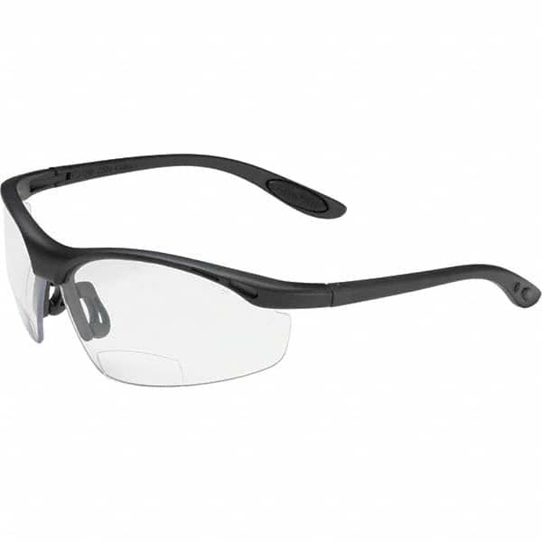Bouton - Magnifying Safety Glasses Diopter Lens: +1 Lens Coating: Scratch Resistant - Eagle Tool & Supply