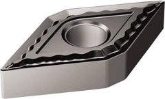Sandvik Coromant - DNMG432 QM Grade 1105 Carbide Turning Insert - TiAlN Finish, 55° Diamond, 1/2" Inscr Circle, 3/16" Thick, 1/32" Corner Radius - Eagle Tool & Supply