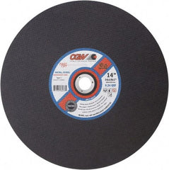 Camel Grinding Wheels - 12" 24 Grit Aluminum Oxide Cutoff Wheel - 1/8" Thick, 1" Arbor, 5,100 Max RPM - Eagle Tool & Supply