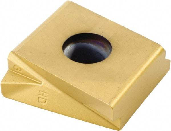 Kennametal - LNPU763 Grade KC725M Carbide Milling Insert - TiN/TiCN/TiN Finish, 0.3937" Thick, 1.2mm Corner Radius - Eagle Tool & Supply