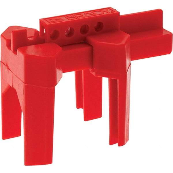 Brady - Pneumatic & Valve Lockouts Type: Handle-On Ball Valve Lockout Maximum Pipe Diameter (Inch): 2-1/2 - Eagle Tool & Supply