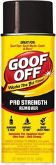 Goof Off - Adhesive, Graffiti & Rust Removers Type: Adhesive Remover Removes/Dissolves: Caulk Residue; Chewing Gum; Crayon; Glue; Marker; Paint; Pen; Scuff Marks; Tar; Stickers; Tree Sap - Eagle Tool & Supply