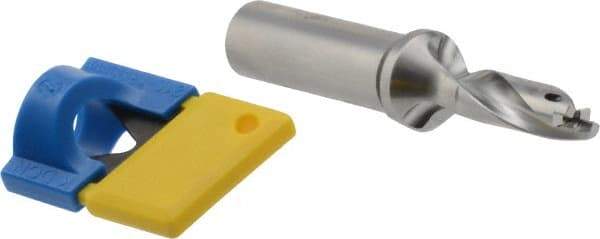 Iscar - 0.413" to 0.429" Diam, 3xD, 1.24" Max Depth, 5/8" Shank Diam, 3.77" OAL, Replaceable-Tip Drill - FCP, ICK, ICK-2M, ICM, ICN, ICP, iCP-2M Insert, 10 Seat Size, 63973044 Toolholder, Series SumoCham - Eagle Tool & Supply
