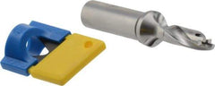 Iscar - 0.413" to 0.429" Diam, 3xD, 1.24" Max Depth, 5/8" Shank Diam, 3.77" OAL, Replaceable-Tip Drill - FCP, ICK, ICK-2M, ICM, ICN, ICP, iCP-2M Insert, 10 Seat Size, 63973044 Toolholder, Series SumoCham - Eagle Tool & Supply