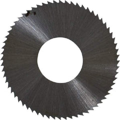 Controx - 1" Diam x 0.0156" Blade Thickness x 3/8" Arbor Hole Diam, 64 Tooth Slitting and Slotting Saw - Arbor Connection, Right Hand, Uncoated, High Speed Steel, Concave Ground - Eagle Tool & Supply