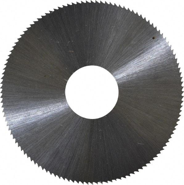 Controx - 1-3/4" Diam x 0.0156" Blade Thickness x 1/2" Arbor Hole Diam, 120 Tooth Slitting and Slotting Saw - Arbor Connection, Right Hand, Uncoated, Cobalt, Concave Ground - Eagle Tool & Supply