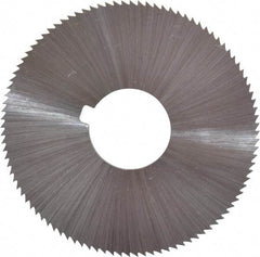 Controx - 1-3/4" Diam x 0.0938" Blade Thickness x 1/2" Arbor Hole Diam, 56 Tooth Slitting and Slotting Saw - Arbor Connection, Right Hand, Uncoated, Cobalt, Concave Ground, Contains Keyway - Eagle Tool & Supply