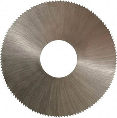 Controx - 2" Diam x 0.014" Blade Thickness x 5/8" Arbor Hole Diam, 132 Tooth Slitting and Slotting Saw - Arbor Connection, Right Hand, Uncoated, High Speed Steel, Concave Ground - Eagle Tool & Supply