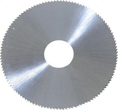 Controx - 2-1/2" Diam x 0.025" Blade Thickness x 5/8" Arbor Hole Diam, 120 Tooth Slitting & Slotting Saw - Arbor Connection, Right Hand, Uncoated, M2 High Speed Steel, Concave Ground - Eagle Tool & Supply