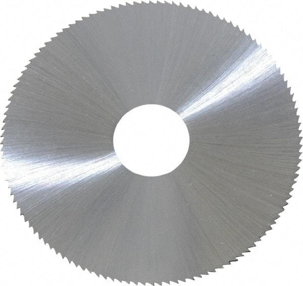 Controx - 2-1/2" Diam x 0.0313" Blade Thickness x 5/8" Arbor Hole Diam, 120 Tooth Slitting & Slotting Saw - Arbor Connection, Right Hand, Uncoated, M2 High Speed Steel, Concave Ground - Eagle Tool & Supply