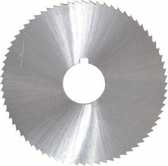 Controx - 2-1/2" Diam x 1/16" Blade Thickness x 5/8" Arbor Hole Diam, 72 Tooth Slitting and Slotting Saw - Arbor Connection, Right Hand, Uncoated, Cobalt, Concave Ground, Contains Keyway - Eagle Tool & Supply