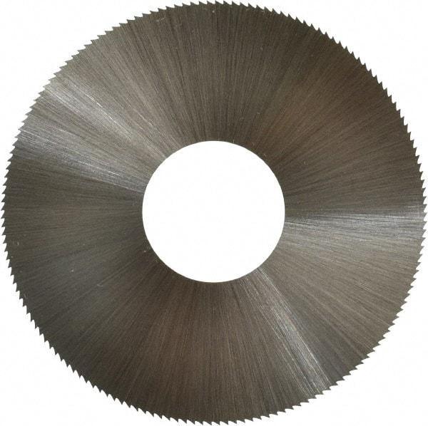 Controx - 3" Diam x 0.014" Blade Thickness x 1" Arbor Hole Diam, 160 Tooth Slitting and Slotting Saw - Arbor Connection, Right Hand, Uncoated, High Speed Steel, Concave Ground - Eagle Tool & Supply