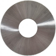 Controx - 3" Diam x 0.02" Blade Thickness x 1" Arbor Hole Diam, 160 Tooth Slitting and Slotting Saw - Arbor Connection, Right Hand, Uncoated, High Speed Steel, Concave Ground - Eagle Tool & Supply