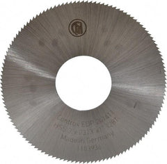 Controx - 3" Diam x 0.0313" Blade Thickness x 1" Arbor Hole Diam, 128 Tooth Slitting & Slotting Saw - Arbor Connection, Right Hand, Uncoated, M2 High Speed Steel, Concave Ground - Eagle Tool & Supply