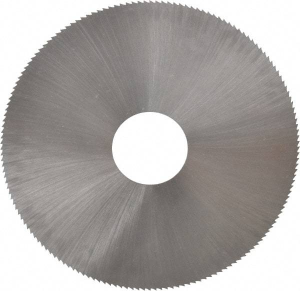 Controx - 4" Diam x 0.02" Blade Thickness x 1" Arbor Hole Diam, 160 Tooth Slitting and Slotting Saw - Arbor Connection, Right Hand, Uncoated, Cobalt, Concave Ground - Eagle Tool & Supply