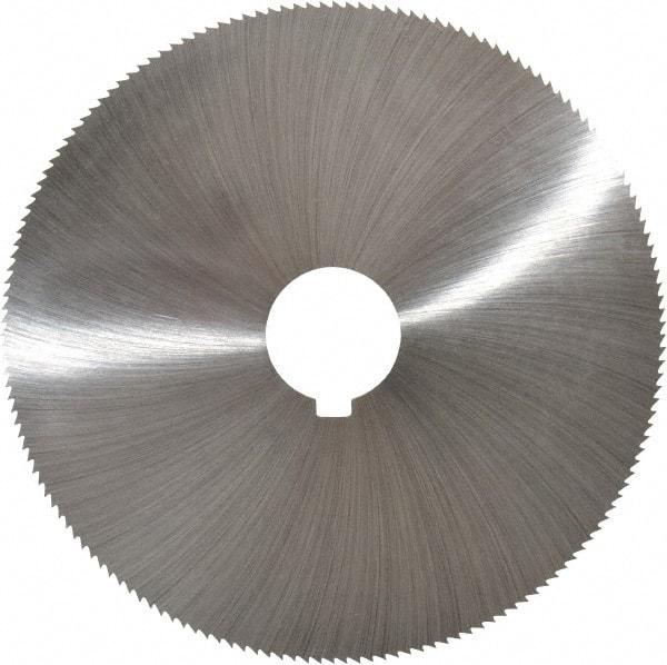 Controx - 5" Diam x 0.0313" Blade Thickness x 1" Arbor Hole Diam, 160 Tooth Slitting and Slotting Saw - Arbor Connection, Right Hand, Uncoated, Cobalt, Concave Ground - Eagle Tool & Supply