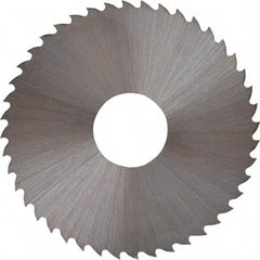 Controx - 1-3/4" Diam x 0.02" Blade Thickness x 1/2" Arbor Hole Diam, 44 Tooth Slitting and Slotting Saw - Arbor Connection, Right Hand, Uncoated, High Speed Steel, 15° Rake, Concave Ground - Eagle Tool & Supply