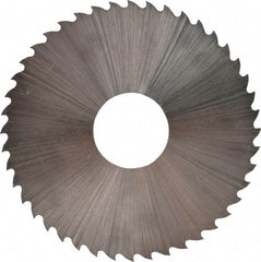 Controx - 1-3/4" Diam x 0.0313" Blade Thickness x 1/2" Arbor Hole Diam, 44 Tooth Slitting & Slotting Saw - Arbor Connection, Right Hand, Uncoated, M2 High Speed Steel, 15° Rake, Concave Ground - Eagle Tool & Supply