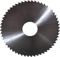 Controx - 2-1/2" Diam x 0.0313" Blade Thickness x 5/8" Arbor Hole Diam, 56 Tooth Slitting & Slotting Saw - Arbor Connection, Right Hand, Uncoated, M2 High Speed Steel, 15° Rake, Concave Ground - Eagle Tool & Supply