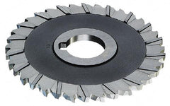 Controx - 5" Blade Diam x x 0.1563" Blade Thickness, 1" Hole, 40 Teeth, Cobalt Side Chip Saw - Staggered Tooth, Arbor Connection, Right Hand Cut, Uncoated, with Keyway - Eagle Tool & Supply