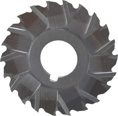 Controx - 2" Blade Diam x 1/16" Blade Thickness, 5/8" Hole, 22 Teeth, Cobalt Side Chip Saw - Staggered Tooth, Arbor Connection, Right Hand Cut, Uncoated, with Keyway - Eagle Tool & Supply