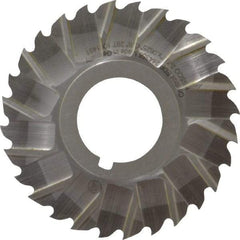 Controx - 2-1/2" Blade Diam x 1/16" Blade Thickness, 7/8" Hole, 28 Teeth, Cobalt Side Chip Saw - Staggered Tooth, Arbor Connection, Right Hand Cut, Uncoated, with Keyway - Eagle Tool & Supply