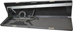 SPI - 4 Piece, 24" Combination Square Set - 1/100, 1/32, 1/50 & 1/64" (16R) Graduation, Hardened Steel Blade, Hardened Steel Center, Protractor & Square Head - Eagle Tool & Supply