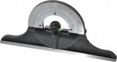 SPI - 12 to 24 Inch Long Blade, Combination Square Protractor Head - Cast Iron - Eagle Tool & Supply