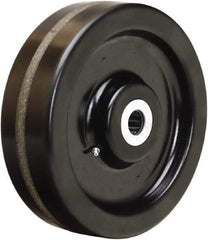 Hamilton - 10 Inch Diameter x 3 Inch Wide, Phenolic Caster Wheel - 2,900 Lb. Capacity, 3-1/4 Inch Hub Length, 1-1/4 Inch Axle Diameter, Straight Roller Bearing - Eagle Tool & Supply