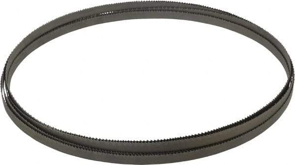 Lenox - 10 to 14 TPI, 12' 6" Long x 3/8" Wide x 0.025" Thick, Welded Band Saw Blade - Bi-Metal, Toothed Edge, Modified Raker Tooth Set, Flexible Back, Contour Cutting - Eagle Tool & Supply