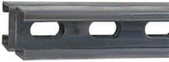 Cooper B-Line - 10' Long x 1-5/8" Wide x 3-1/4" High, 12 Gauge, Strip Steel, Half Slot Framing Channel & Strut - 0.105" Thick, Pre-Galvanized - Eagle Tool & Supply