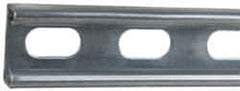 Cooper B-Line - 10' Long x 1-5/8" Wide x 13/16" High, 14 Gauge, Strip Steel, Half Slot Framing Channel & Strut - 0.075" Thick, Pre-Galvanized - Eagle Tool & Supply