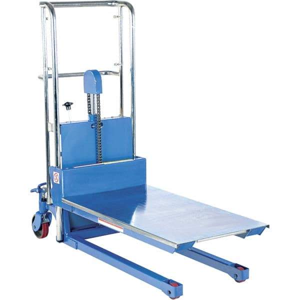Vestil - 400 Lb Capacity Portable Hydraulic Hefty Lift Table - 3-1/2" Lift Height, 40" Platform Length x 23" Platform Width - Eagle Tool & Supply