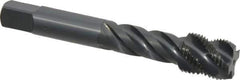 OSG - 5/8-18 UNF 4 Flute 3B Modified Bottoming Spiral Flute Tap - Vanadium High Speed Steel, Oxide Finish, 3-13/16" OAL, Right Hand Flute, Right Hand Thread, H3, Series 290 - Eagle Tool & Supply