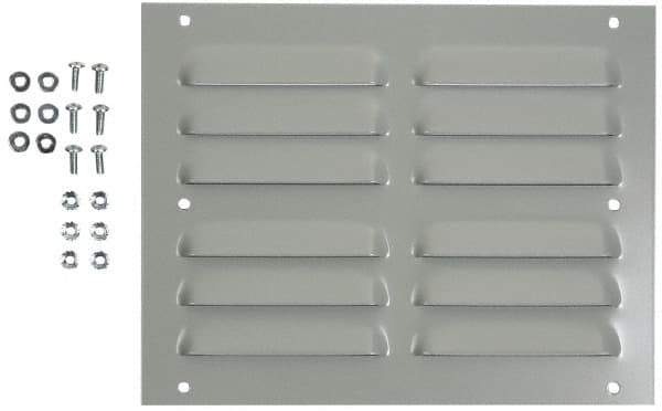 Cooper B-Line - Electrical Enclosure Steel Louver Plate Kit - For Use with Cooper B-Line Enclosures - Eagle Tool & Supply