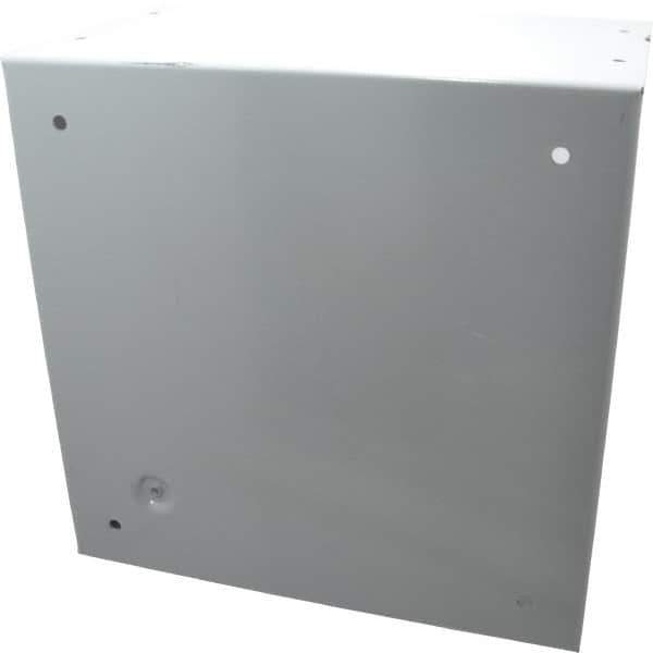 Cooper B-Line - Steel Junction Box Enclosure Screw Flat Cover - NEMA 1, 10" Wide x 10" High x 6" Deep - Eagle Tool & Supply