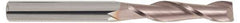 SGS - 1", 3" LOC, 1" Shank Diam, 6" OAL, 2 Flute, Solid Carbide Square End Mill - Single End, TiCN Finish, Spiral Flute, 30° Helix, Centercutting, Right Hand Cut, Right Hand Flute, Series 3EL - Eagle Tool & Supply