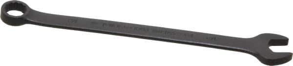 Proto - 1/2" 12 Point Offset Combination Wrench - 15° Offset Angle, 8-7/8" OAL, Steel, Black Finish - Eagle Tool & Supply