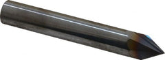 Niagara Cutter - 3/8" Diam 2 Flute Single End Solid Carbide Chamfer Mill - Eagle Tool & Supply
