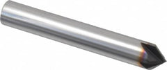 Niagara Cutter - 3/8" Diam 4 Flute Single End Solid Carbide Chamfer Mill - Eagle Tool & Supply