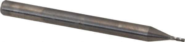 Niagara Cutter - 1/32", 5/64" LOC, 1/8" Shank Diam, 1-1/2" OAL, 4 Flute, Solid Carbide Square End Mill - Single End, Uncoated, Spiral Flute, 30° Helix, Centercutting, Right Hand Cut, Right Hand Flute - Eagle Tool & Supply