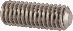 Value Collection - #10-32 UNF, 1/2" OAL, Flat Point Set Screw - Grade Austenitic A2 Stainless Steel, 3/32" Key - Eagle Tool & Supply