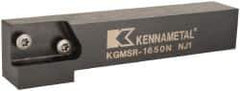 Kennametal - KGMS, Right Hand, Indexable Grooving Tool Holder - 25.4mm Shank Height, 25.4mm Shank Width, 139.9mm OAL - Eagle Tool & Supply