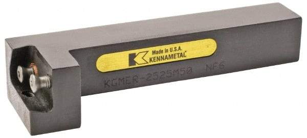 Kennametal - KGME, Right Hand, Indexable Grooving Tool Holder - 32mm Shank Height, 32mm Shank Width, 170.25mm OAL - Eagle Tool & Supply