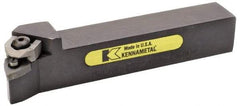 Kennametal - MWLN, Left Hand Cut, 5° Lead Angle, 20mm Shank Height x 20mm Shank Width, Negative Rake Indexable Turning Toolholder - 125mm OAL, WN..0804. Insert Compatibility, Series Wedgelock - Eagle Tool & Supply