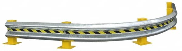 Vestil - Guard Rail Type: Heavy Duty Guardrail Style: Curved - Eagle Tool & Supply