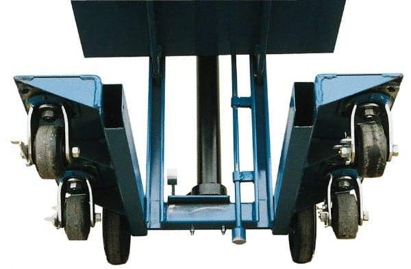 Vestil - 175 Lb Capacity Manual Cable Winch Lift Table - 1/4" to 58" Lift Height, 20" Platform Length x 20" Platform Width - Eagle Tool & Supply