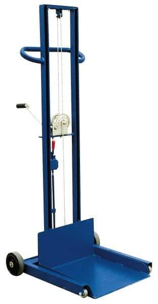 Vestil - 500 Lb Capacity Portable Steel Light Load Lift Table - 1/4" Lift Height, 20" Platform Length x 20" Platform Width - Eagle Tool & Supply